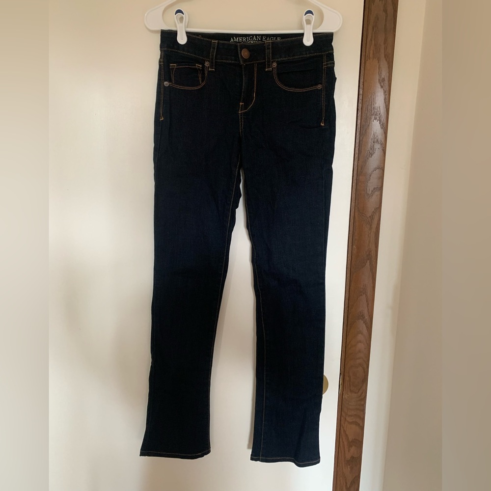 American Eagle skinny kick jeans, size 4 extra long
